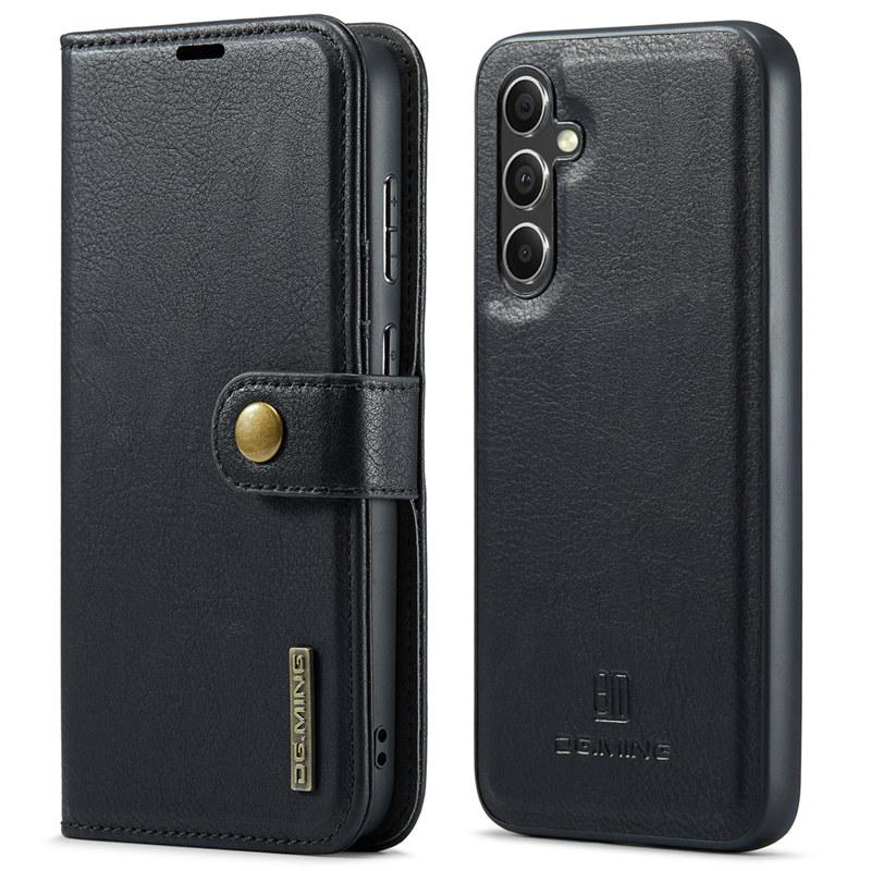 Flip Leather Case for Samsung Galaxy A17 A56 A36 A16 A55 A35 A15 A54 A34 A24 A14 A53 A33 A13 A52 A72 A51 A71 Detachable Magnetc Wallet Card Back Cover
