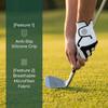 Microfiber Fabric Golf Gloves Silicone Grip Dots Golf Sports Gloves Golf Glove  Golf Practice