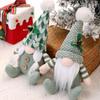 Green Rudolph Knitted Hat Gnome Ornament