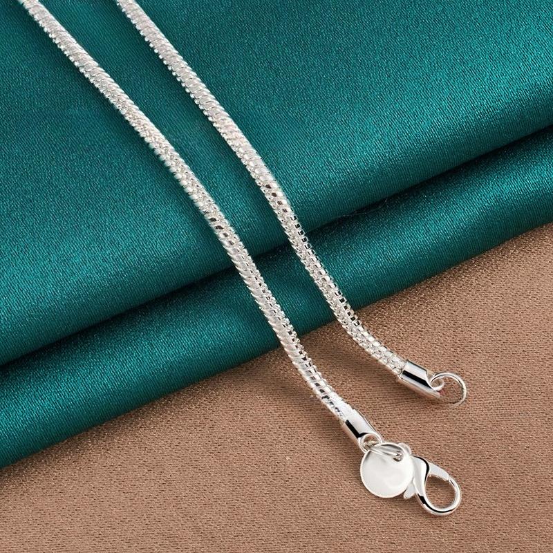 3MM Snake Chain Necklace Jewelry