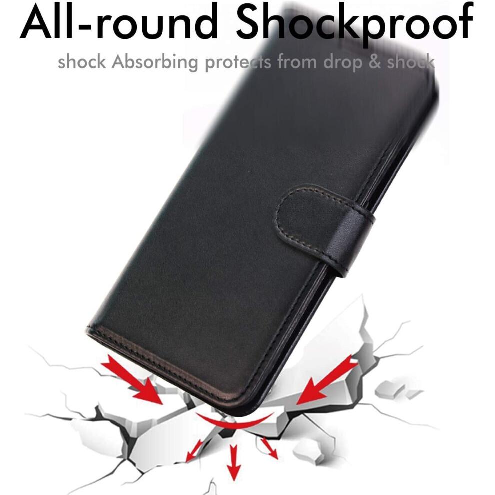 Leather Wallet Case for Oppo A9 2020 / A5 2020, Flip Protective Case Cover with Wallet Card Holder