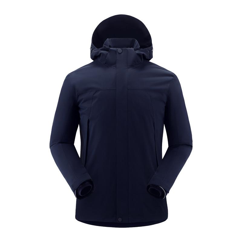 Couple Jacket Down Jacket Women's 25 New Windproof Three-in-one Removable Liner Tooling Jacket