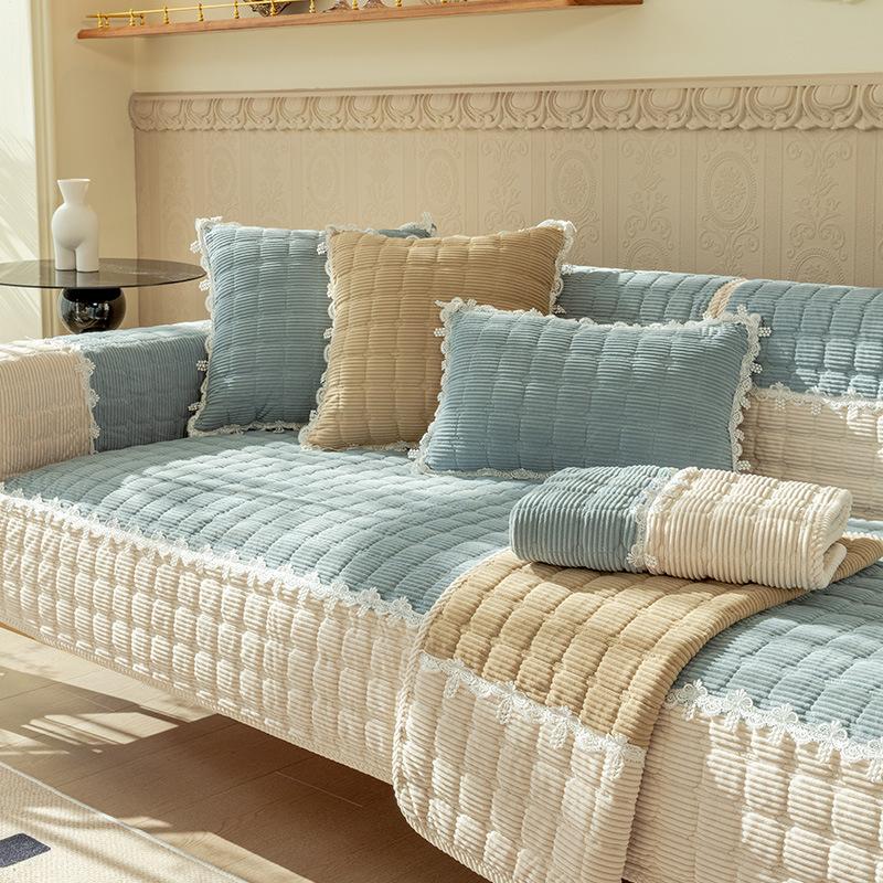 

Corduroy Sofa Cushion Non-Slip Mat Four Seasons Universal Thickening Cover Simple Modern Autumn Winter 70*70cm