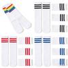 Frühling/Sommer Schulmädchen Drei-Streifen Socken Jungen Tag Fußball Überknie Socken Kleid College Auftritt Socken Streifen