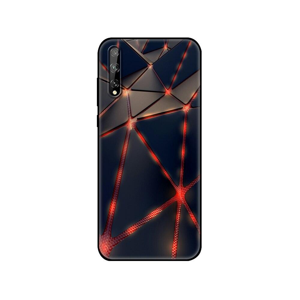 Für Huawei Y8P Hülle 6.3" Weiches Silikon Tpu Handyhülle Auf Huawei y8p 2020 Y 8P AQM-LX1 Rückseite huaweiy8p Bumper Funda schwarze tpu Hülle