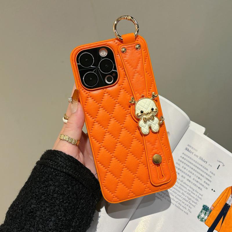 

Ремешок подходит для чехла для телефона Apple 16ProMax, IPhone15 противоударный 14 полная защита 13 креативный кожаный чехол iPhone 12 6.1 inch