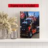 Kenworth Diamond Painting Round Diamond Mosaic Rhinestones Diamond Embroidery Craft Kit Wall Decor Without Frame