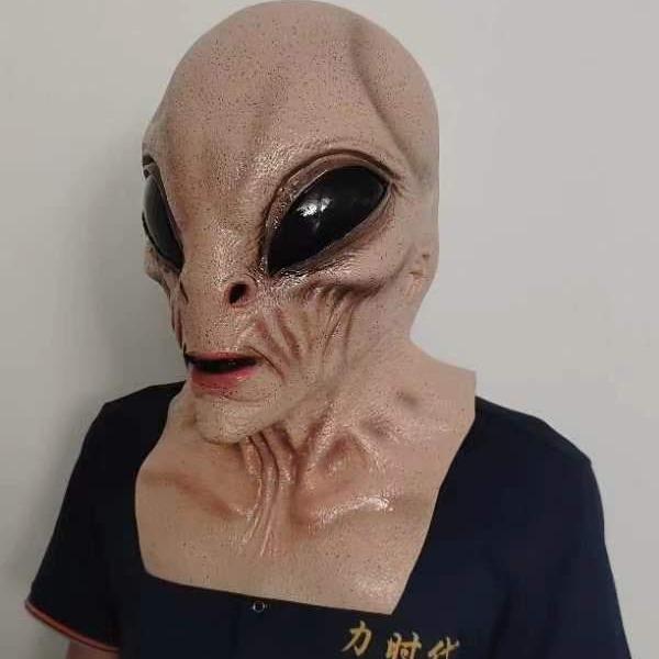 Natural Latex Alien Mask