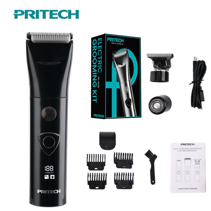 Peach Multi-Function Men s 5-in-1 Electric Hair Clipper & Shaver 3-in-1; PR-3232