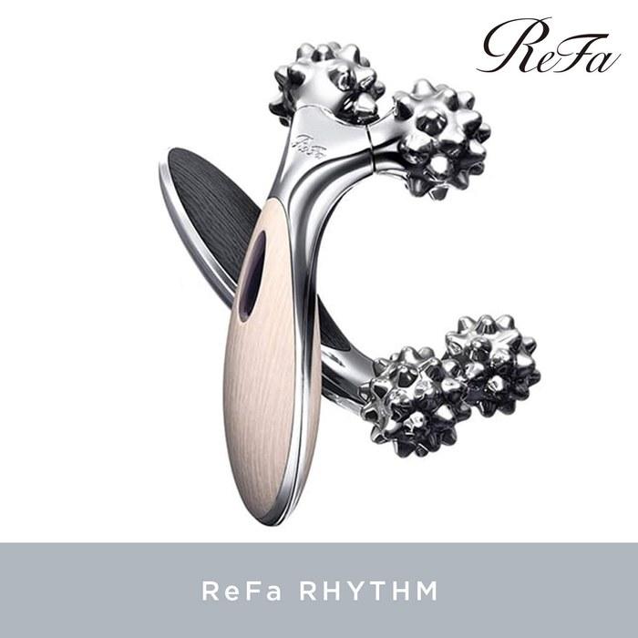 MTG ReFa RHYTHM Face Roller Beige Wood (x 1)