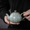 210ml Chinese Ceramic Tianqing Ru Kiln Tea Pot Household Ball Hole Filter Pot Single Tea Maker