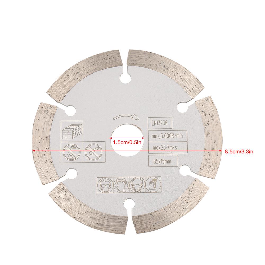 85mm x 15mm Diamond Circular Cut Saw Woodworking Rotary Tool Cutting Disc