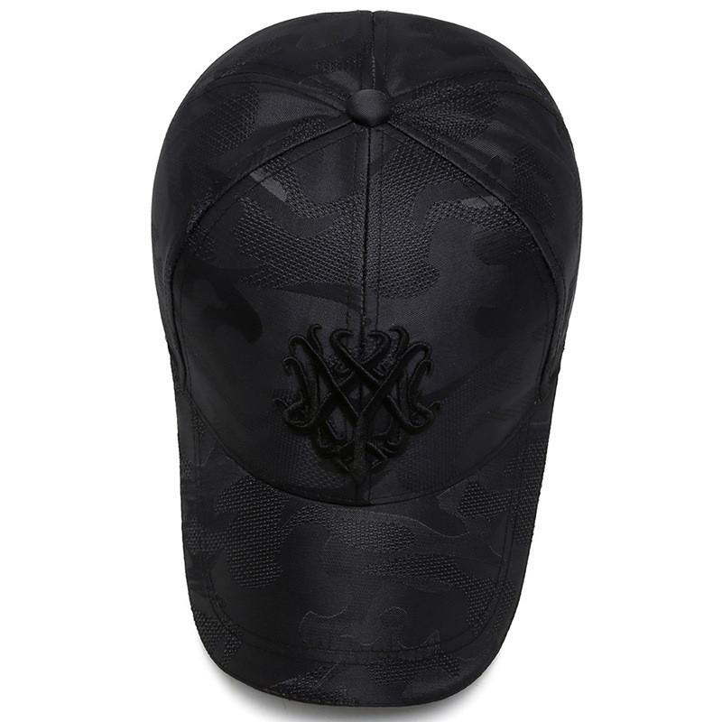 Polyester Embroidered Camouflage Baseball Cap With Sun Protection For Women And Men