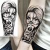 1 Sheet Full Arm Robber Gangster Temporary Tattoos For Men Women Waterproof  Tatoo Sleeve Realistic Bad Guy Fake Tattoos Sticker