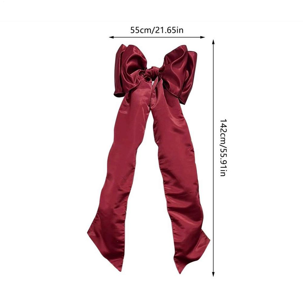 

Christmas Bows For Tree Red Ornaments Home Decor Bow Ornaments For Christmas Tree Topper For Party Indoor Bedroom Outdoor Office Others червоний