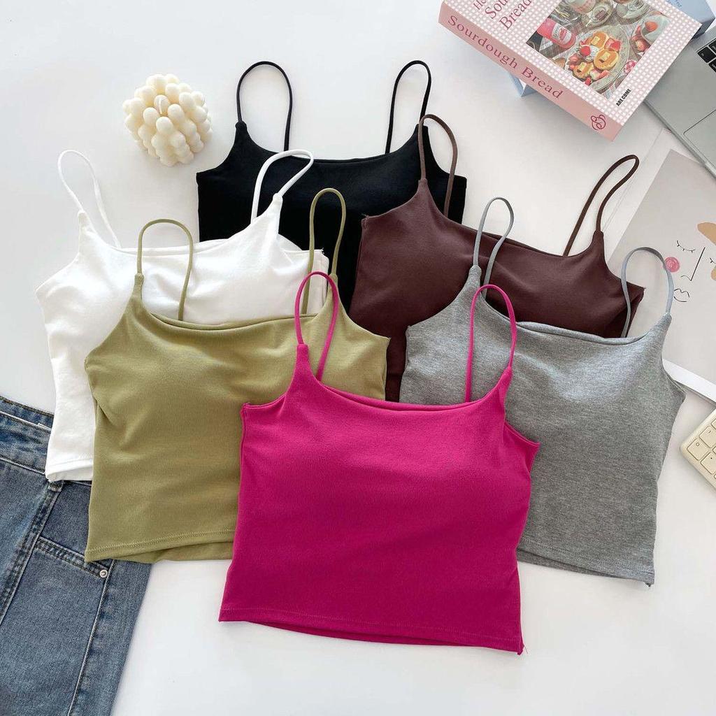 Summer Spicy Backless Camisole with Chest Pads: Bodycon Bandeau Top for Layering or Outerwear