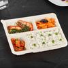 Bai Chu Fang Biodegradable 4-Compartment Takeaway Boxes, 200 Count