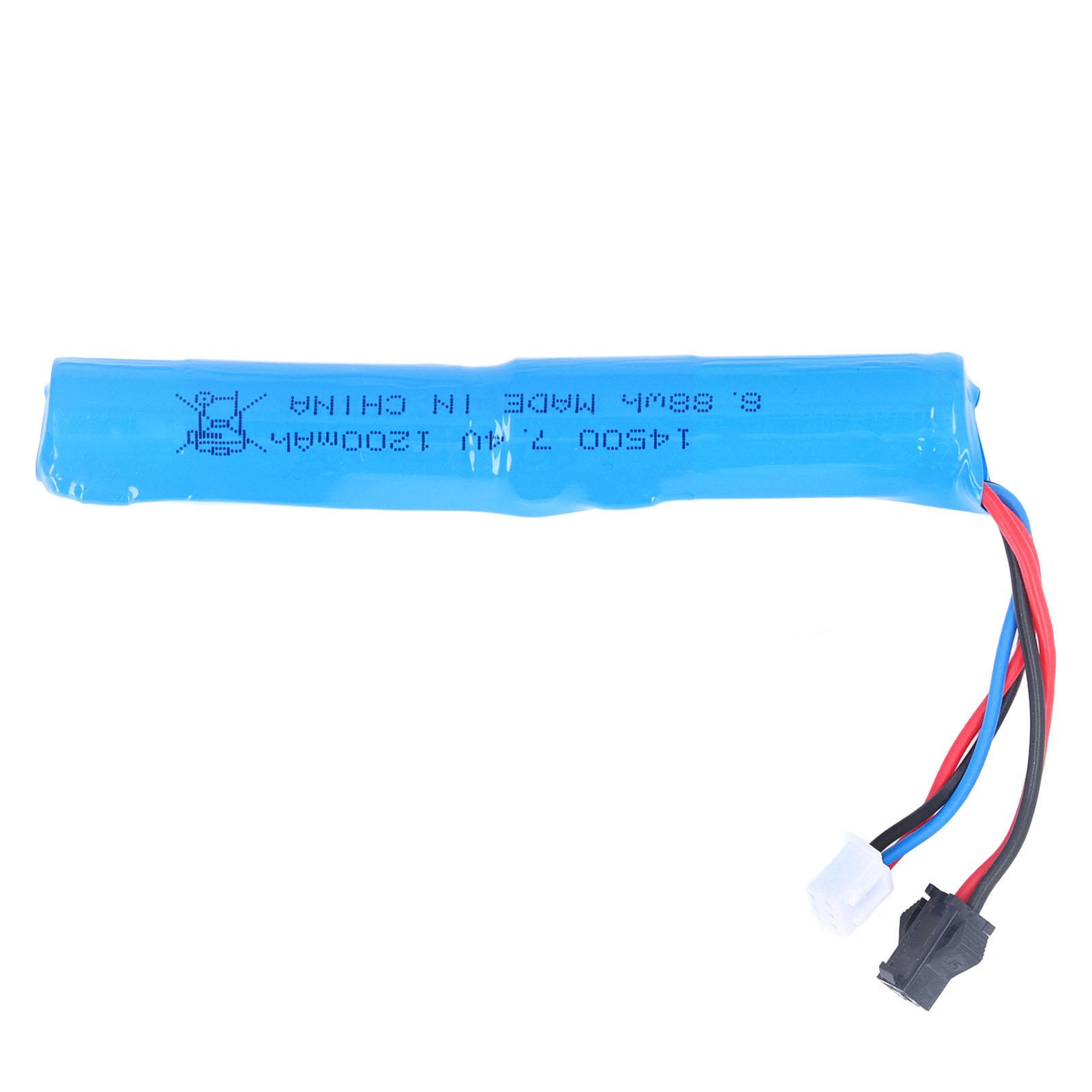 

7.4V 1200mAh Lithium Battery 5C Lipo Battery with SM Black Plug RC Plane Boat Car Toy Spare Parts