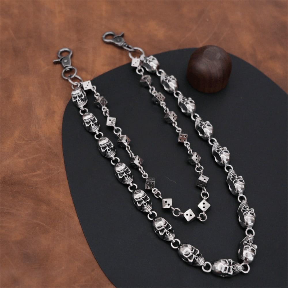 Jeans Chain Hip Hop European and American Punk Waist Chain Double Layer Accessories