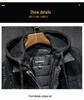Men's Korean Style Hooded Denim Jacket - Autumn/Winter Velvet Lined Casual Workwear