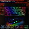 OLOEY 10-inch RGB Backlit Bluetooth Keyboard with Mouse