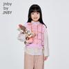 JNBY Kinder Herbst Karomuster Wollmischung Strickweste