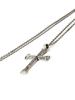 Truepenny Tru-N407 Stone Cross Necklace