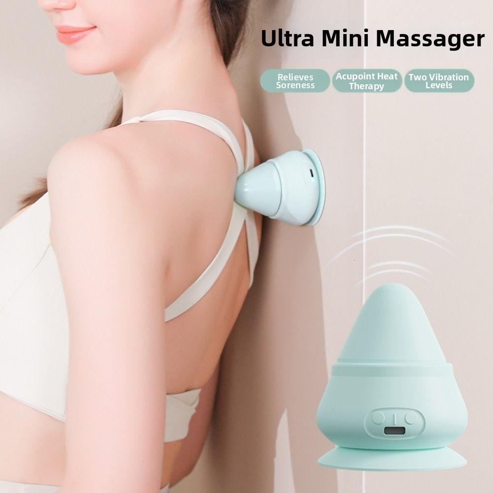 Hot Compress Adsorption Type Massager Ball 4Heads Yoga Fascia Ball Back Muscle Relief