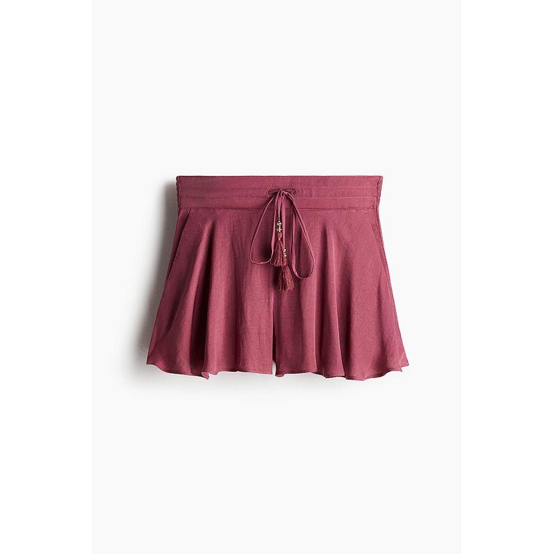 

HM 2025 Summer New Arrival Casual Breathable Drawstring Shorts 1280365 Dark pink 160/72