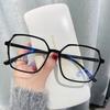 G Home Glasses Trendy Male And Female Students Plain Face And Thin Large Frame Glasses Frame Anti-Blue Light Can Be Matched With Glasses