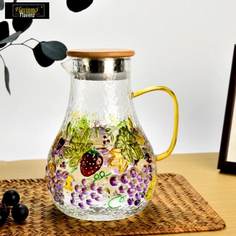 Carafa din sticlă termorezistentă FLEVANS pentru apă rece