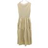 Mila Owen Ärmelloses Wechsel-Langkleid 1 Beige Damen Gebraucht