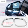 Car Rearview Mirror Rain Eyebrow Decoration Protection Cover Trim For VOLVO XC40 2018 - 2025 ABS Chrome Accessories Exterior Kit