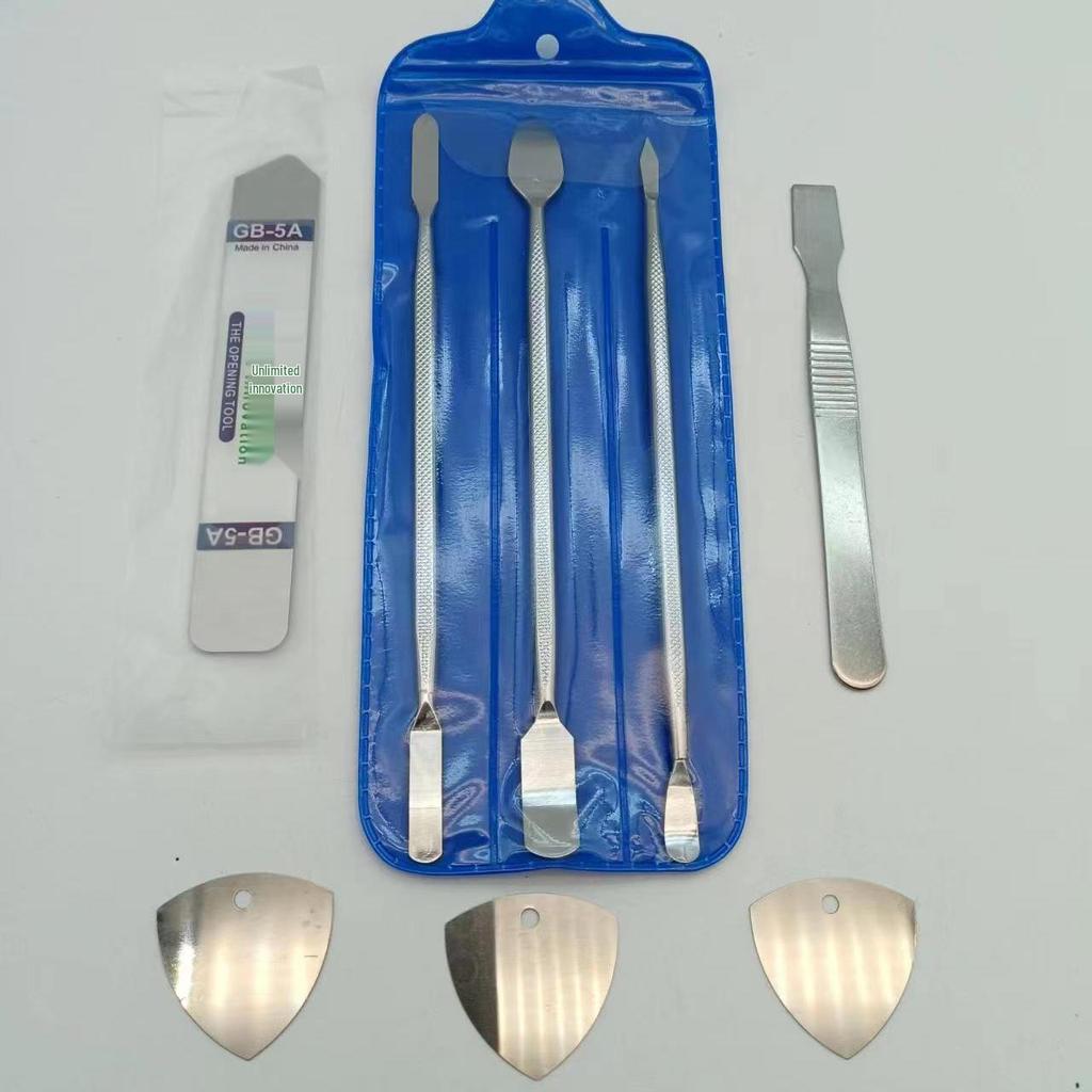 Brecheisen-Set: Doppelseitiges Metallwerkzeug zur Demontage von Apple- und Android-Telefonen (3 Edelstahlteile)