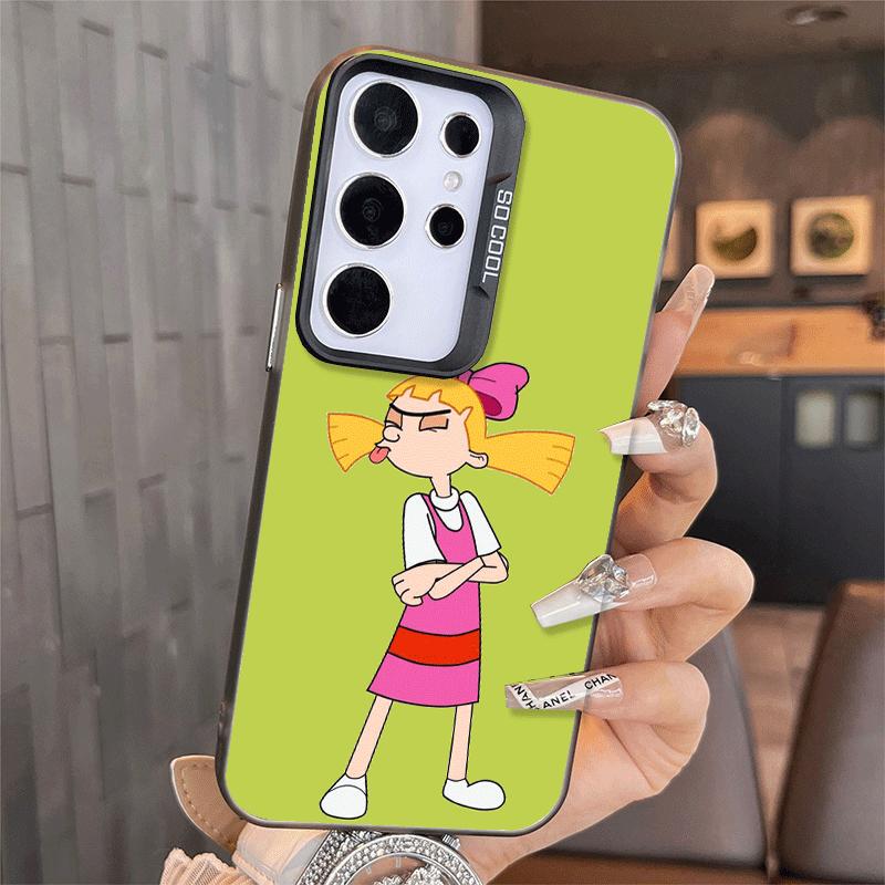 Cartoon Hey Arnold Helga Soft Phone Case for Samsung A17 A16 A15 A14 A13 A57 A56 A55 A54 A53 A37 A36 A35 A34 A33 A26 A25 A24 A23