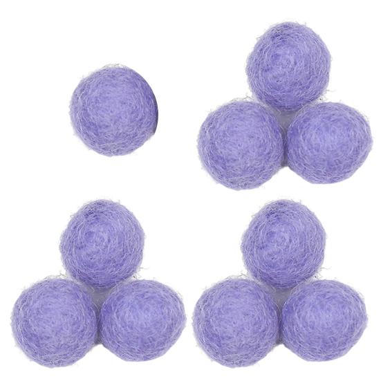 10 Stück 15mm Filzpompons Dekorativ Handgemacht Lustig Handgefertigt DIY Wollfilz