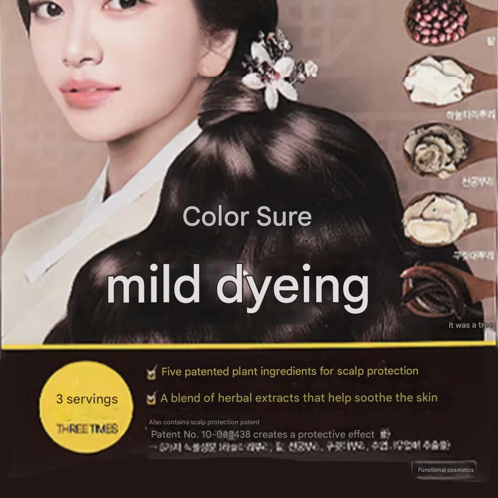 ColorSure Pouch Hair Dye Dark Brown 3-pack