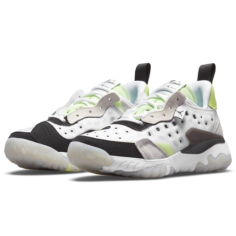 Air Jordan Delta 2 Cyber Green Herren Sneaker Weiß Platinum-Tönung Grau-Nebel CV8121-101
