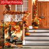 2D Flat, 2D Flat Autumn Thanksgiving Maple Leaf Truck Thanksgiving Garden Flag_new_2 (1)- Outdoor Garden Flag Double-sided Home Decoration Courtyard D