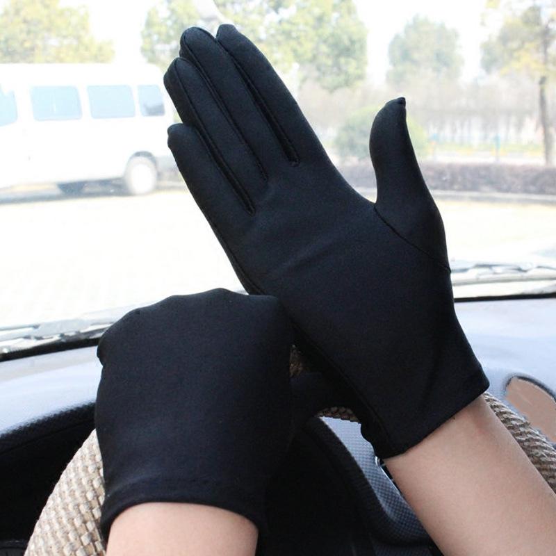 Gants de protection solaire unisexes avec élasthanne élastique pour événements, conduite et cyclisme