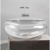 Doppelwandiges Blasen-Glasgeschirr, Dessertteller, Hochwertiges Restaurant Kaltgerichte, Japanische Küche Sashimi-Platten, Kunst Geschirr