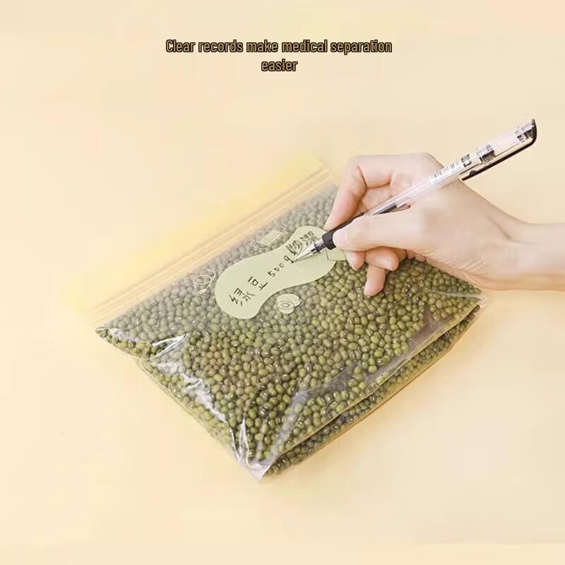 MIAOJIE Stand-Up Double Zipper Food Storage Bags