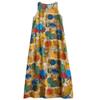 New Long Dresses Summer New Plus Size Sleeveless Round Neck Printed Dresses