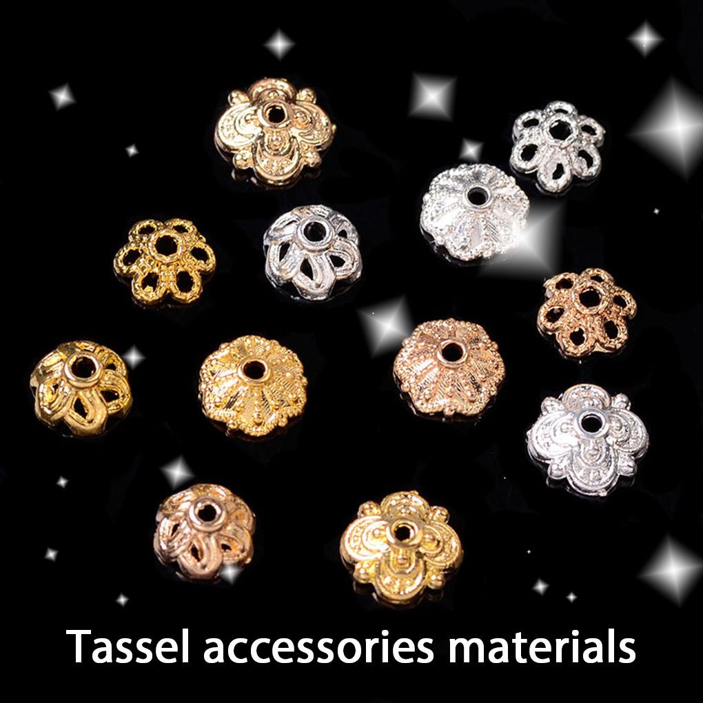 100 Pieces Bead Cap DIY Crafting Jewelry Making Finding Decorative Spacer Pendant Handmade Handicraft