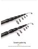 Ultra-light Telescopic Rod with Large Guide Ring & Sliding Float for Long Cast Lures