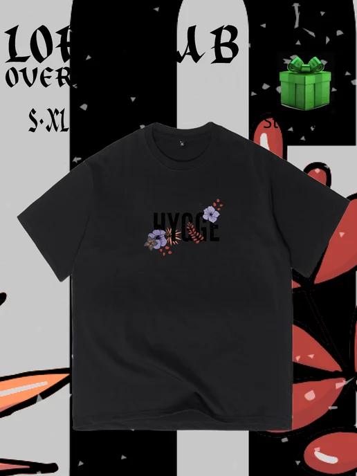 Oversized T-shirt with “ANIME” print on the front 2XL