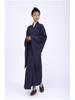 Haiqing Zen Monk Robe - Unisex, Linen, Coffee Color, All-Seasons Meditation Coat