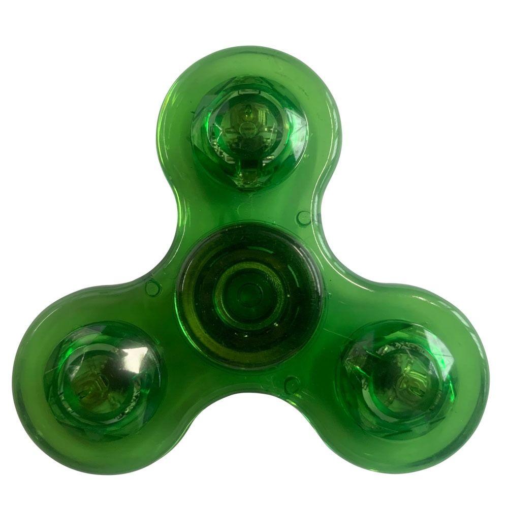 Glow In Dark Pressure Reducing Fingertip Gyroscope LED Light Finger Toy Fidget Spinner Hand Spinner