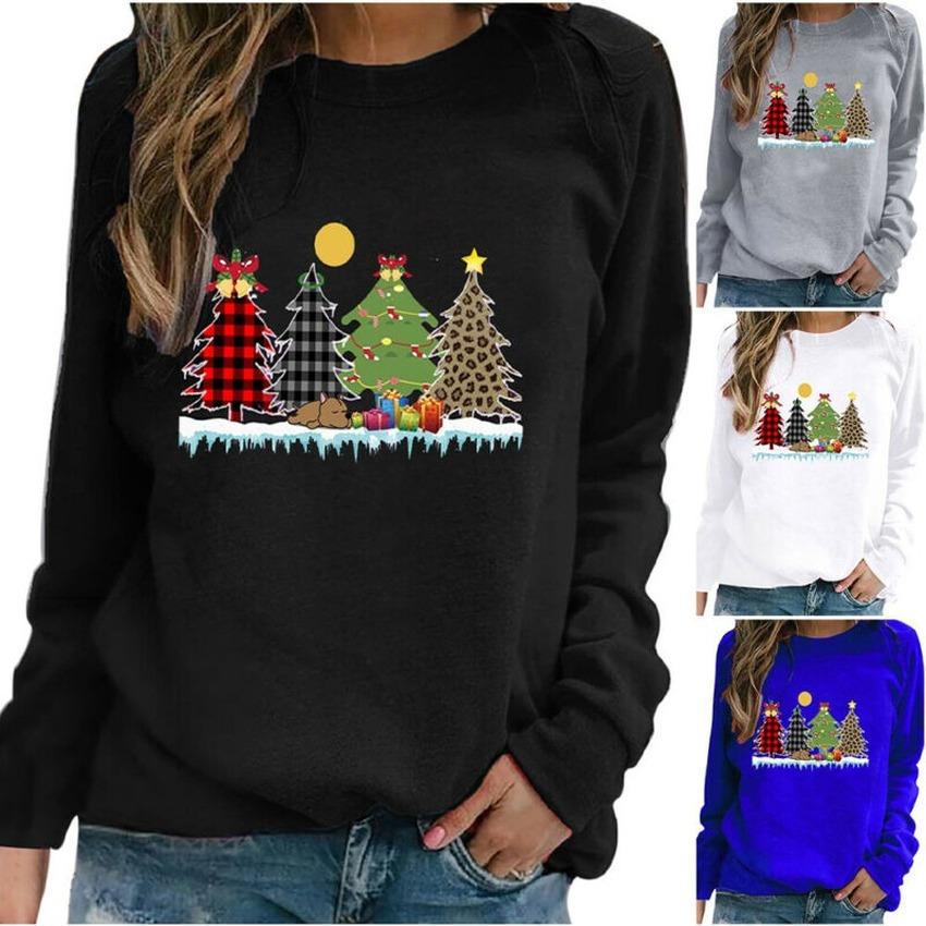 Buy Womens Christmas Jumper Pullover Loose Sweatshirt Ladies Xmas