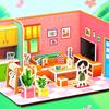Handmade Handmade Puzzle DIY Room Paper Paper Puzzle Toys Cartoon 3D Puzzle  Kindergarten Gift